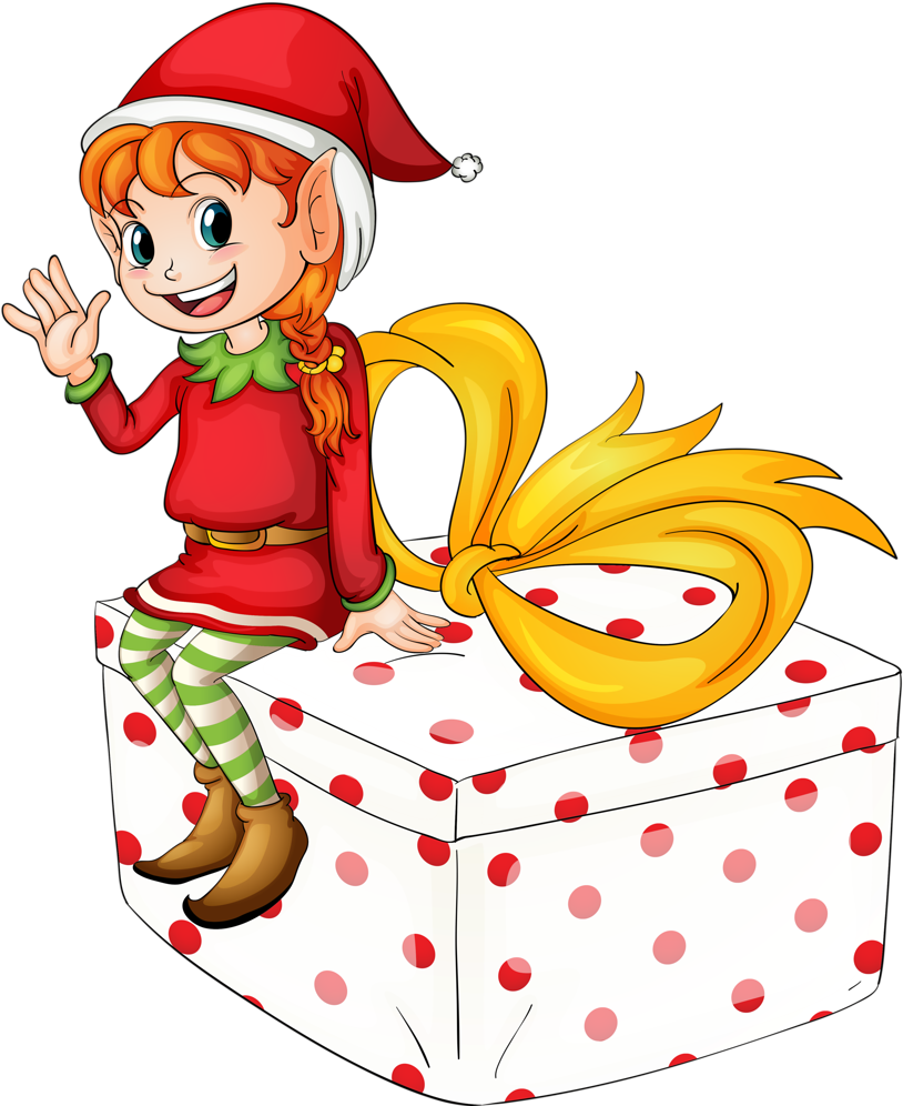 Fotos, Vectores, Duendes Imágenes Y Fotografía De Archivo - Der Elf: Santas Helfer Färbungsbuch [book] (919x1024)