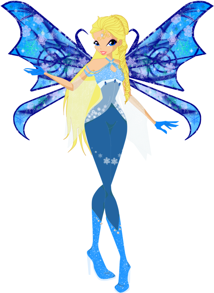 Elsa's Frozen Enchantix By Caboulla - Winx Club (771x1035)