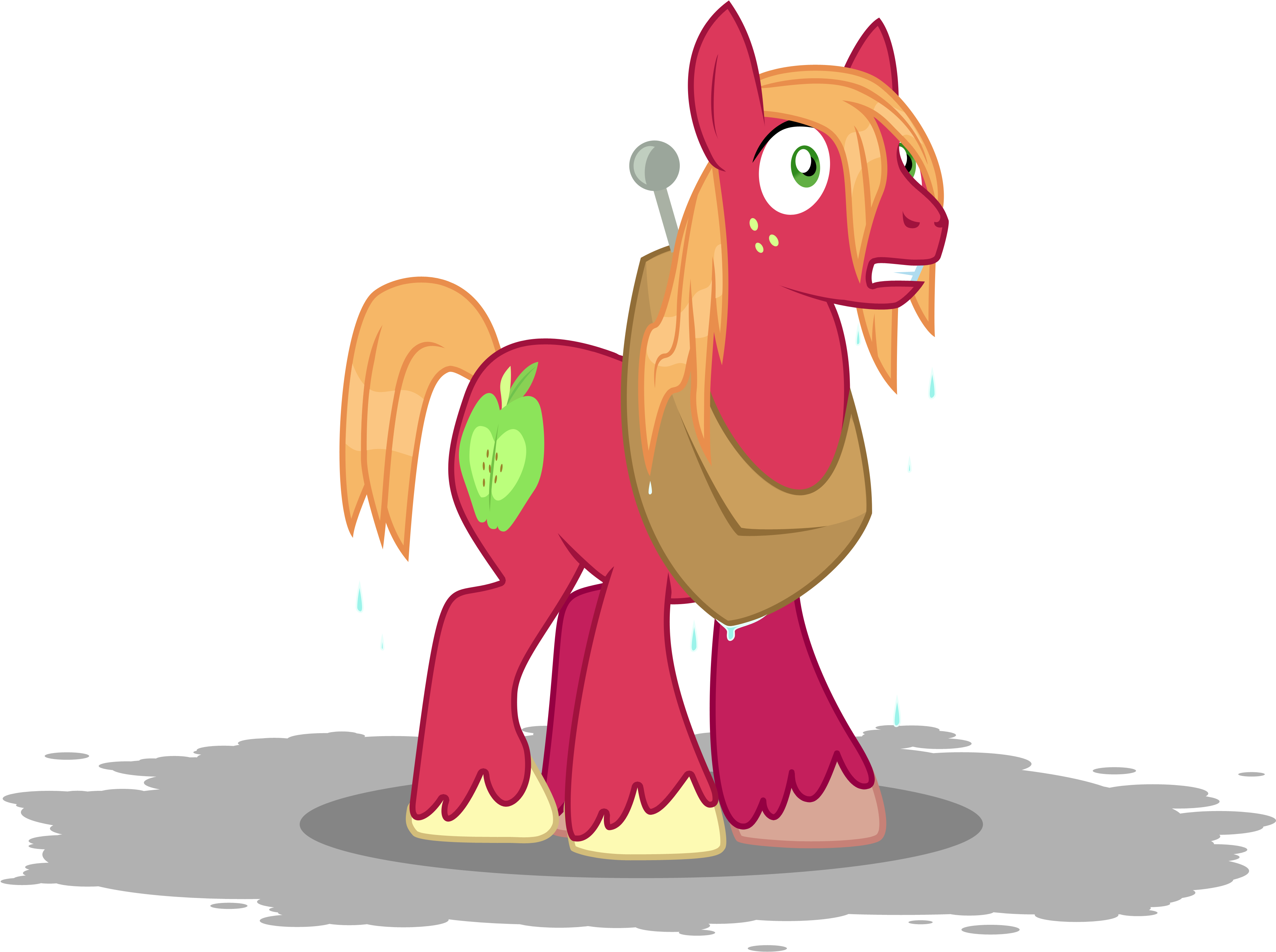 Wet Mane Big Macintosh By Anarchemitis - Big Mcintosh (3895x2952)