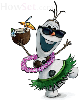 Olaf Frozen Snowman Clip Art - Olaf Summer Png (370x370)