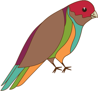 Bird Animal Cartoon - Vector Graphics (550x550)