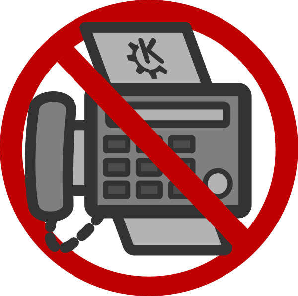 Codes For Insertion - No Fax Clipart (600x596)