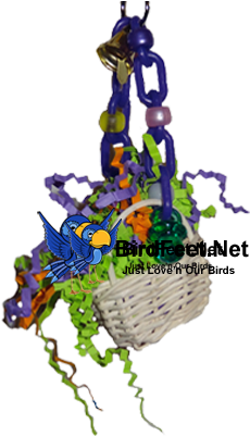 Aussie Bird Toys, Mini Foraging Basket 2, Small And - Illustration (400x400)