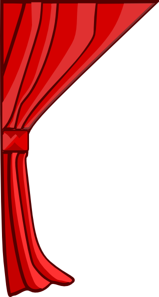 Curtain Clipart ~ Decorate Our Home With Beautiful - Theatre Curtains Clip Art (318x593)