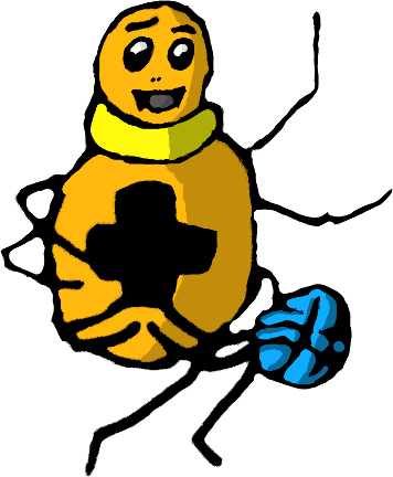 Tux Paint Stamp Browser Animals Png Flying Makkhi Emoji - Richmond Spiders Football (356x432)