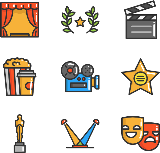 Cinema Elements - Theatre Icons (600x564)
