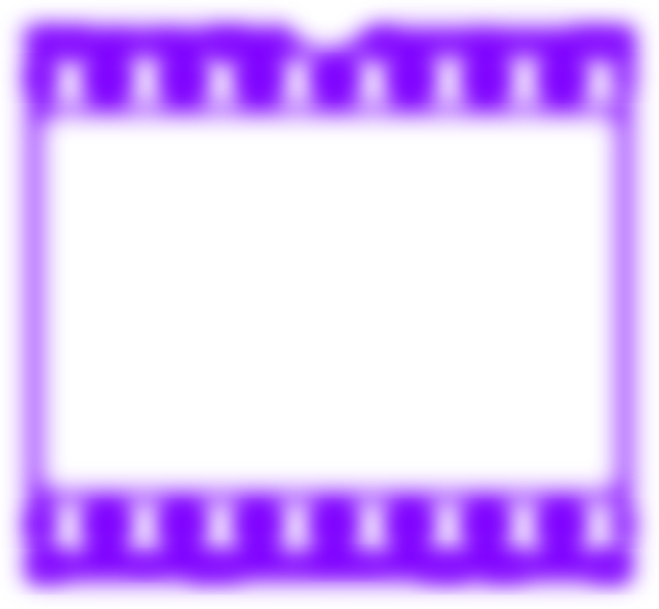 Film Strip Xray Clip Art At Clker - Electric Blue (600x555)