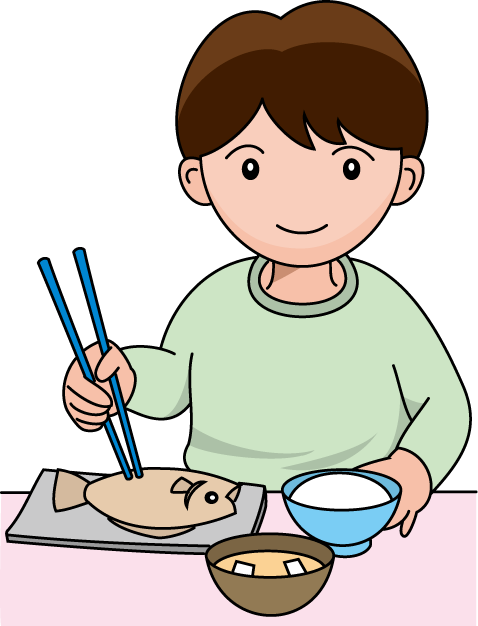 Eating Dinner Clipart 夕食 イラスト 478x626 Png Clipart Download