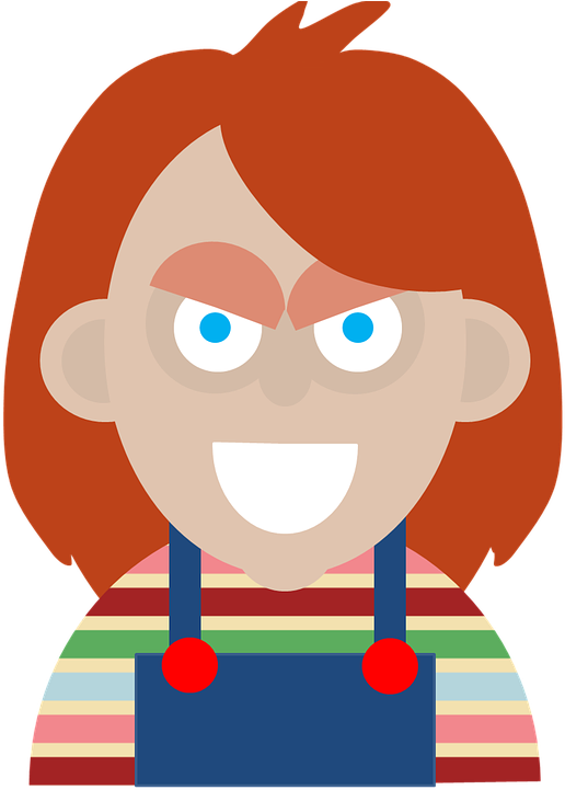 Cartoon Almond Cliparts 5, Buy Clip Art - Halloween Horror T-shirt With Famous Movie Character (1280x1048)