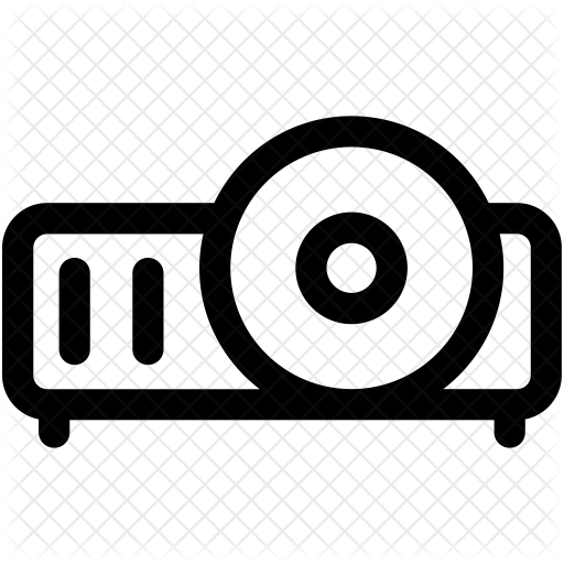 Projector Icon - Multimedia (512x512)