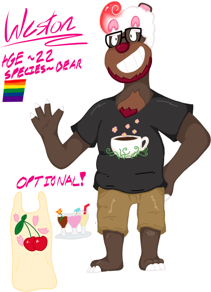 Weston The Bear - Cartoon (751x1063)