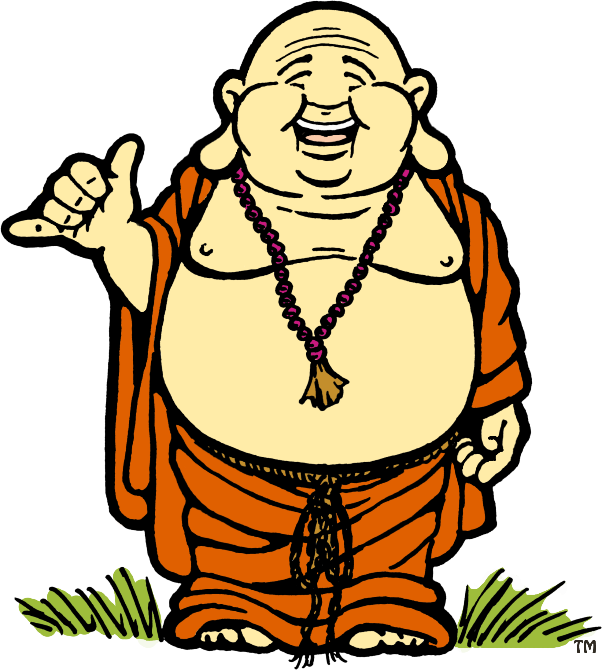 Buddha Cartoon Pictures - Happy Buddha Cartoon (2550x2655)