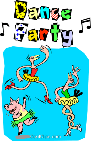 Clip Art - Dance Party Clip Art (310x480)