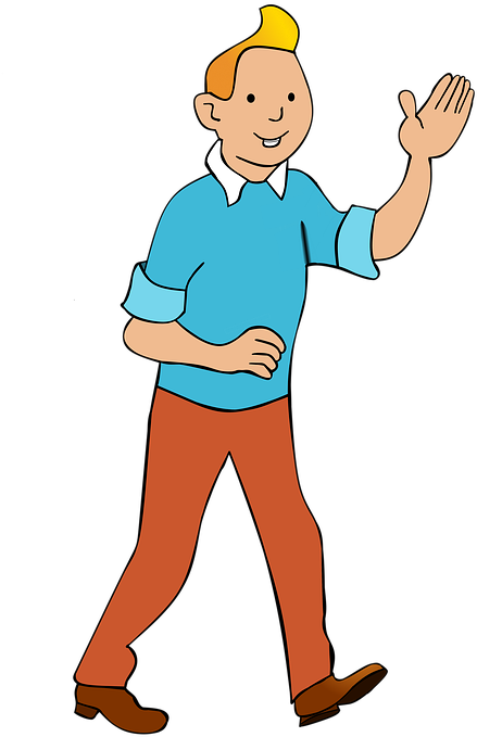 Comic Clipart Classic - Clip Art (859x1280)