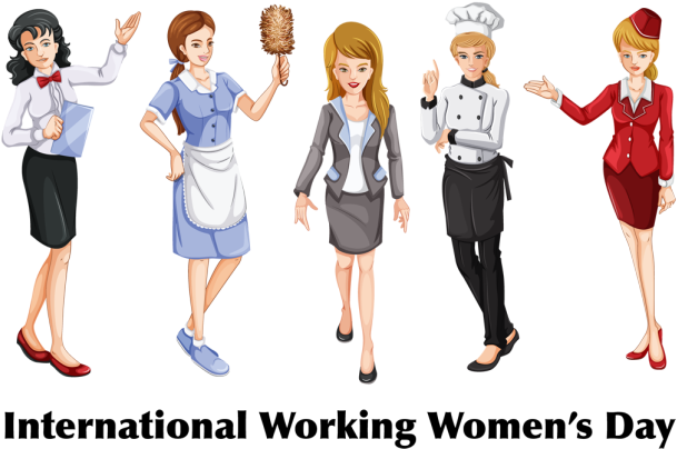 Women Conference Clipart - Transparent Png Women Day (640x421)