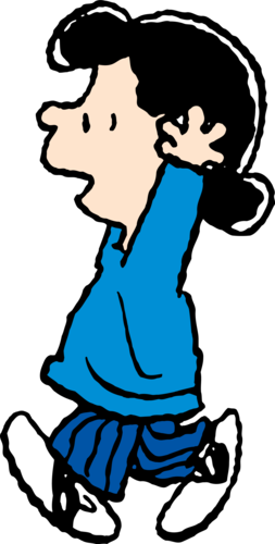 I Was Lucy In You're A Good Man Charlie Brown Great - Peanuts Lucy (253x500)