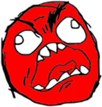 Red Rage Face - Red Rage Face Png (420x420)