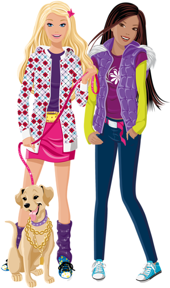 Clip Art - Barbie Cliparts (368x600)