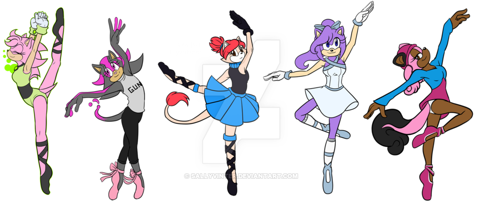 Dancing Tumblr Girls By Sallyvinter - Dance (1023x452)