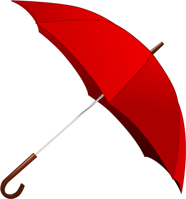 Free Red Umbrella Clip Art - Umbrella Png (1789x1920)