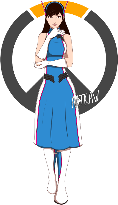 “ Overwatch Ladies In Dresses ” - Overwatch Chinese New Year Mei (489x750)