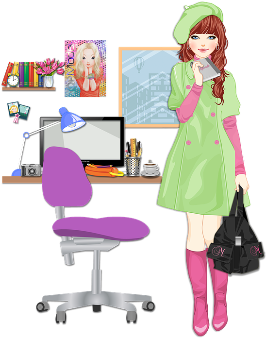 Qualities Cliparts 11, Buy Clip Art - Coloring Books For Girls (561x720)