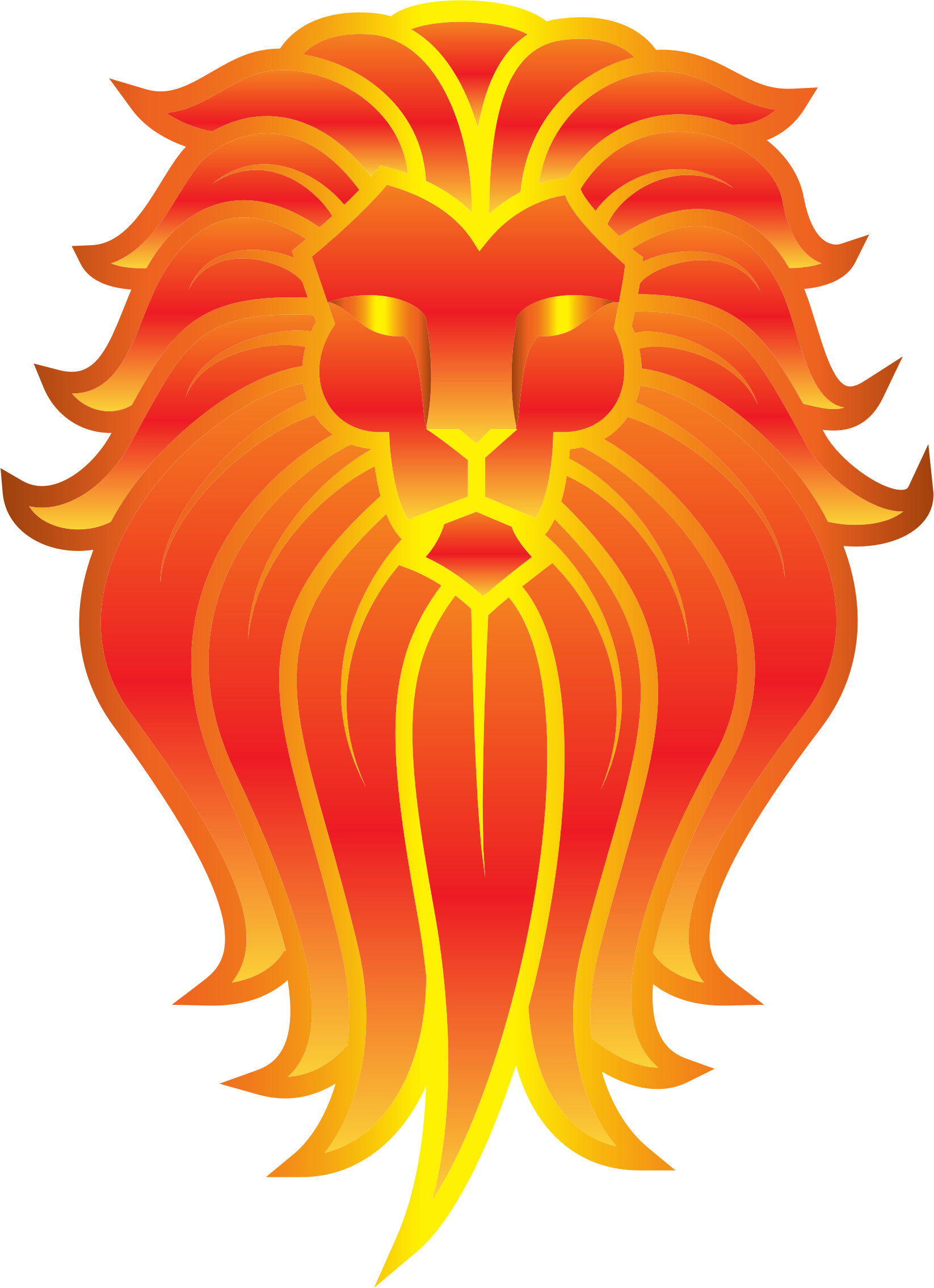 Big Image - Lion Face With No Background (1646x2270)