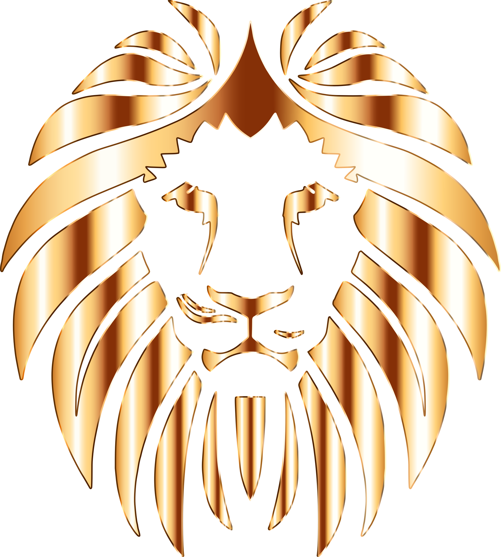 Big Image - Golden Lion No Background (2114x2350)