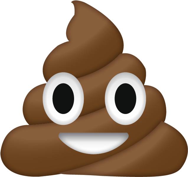 Just Do A Triple Feature Of Wreck-it Ralph, Inside - Poop Emoji Transparent Background (640x640)