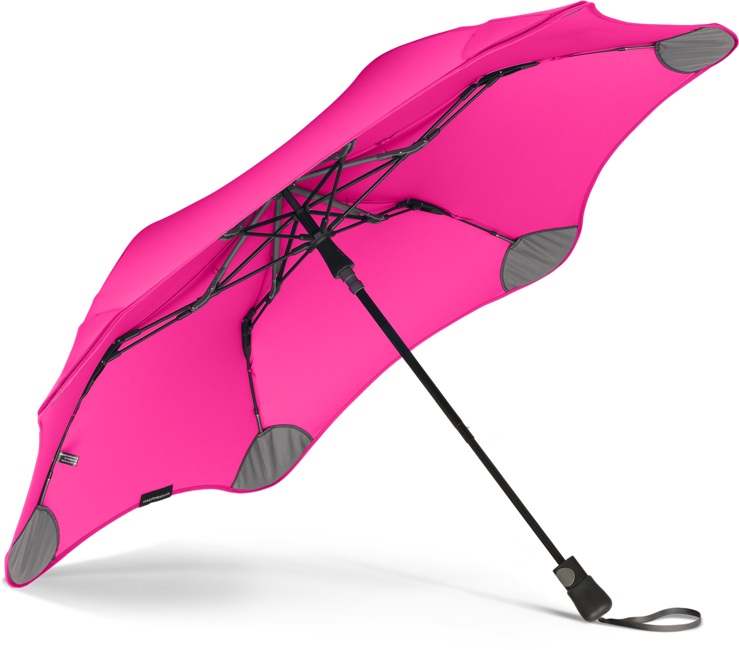 Pink Metro Blunt Umbrella View From Under - Blunt Xs Umbrella - Pink (1440x1268)
