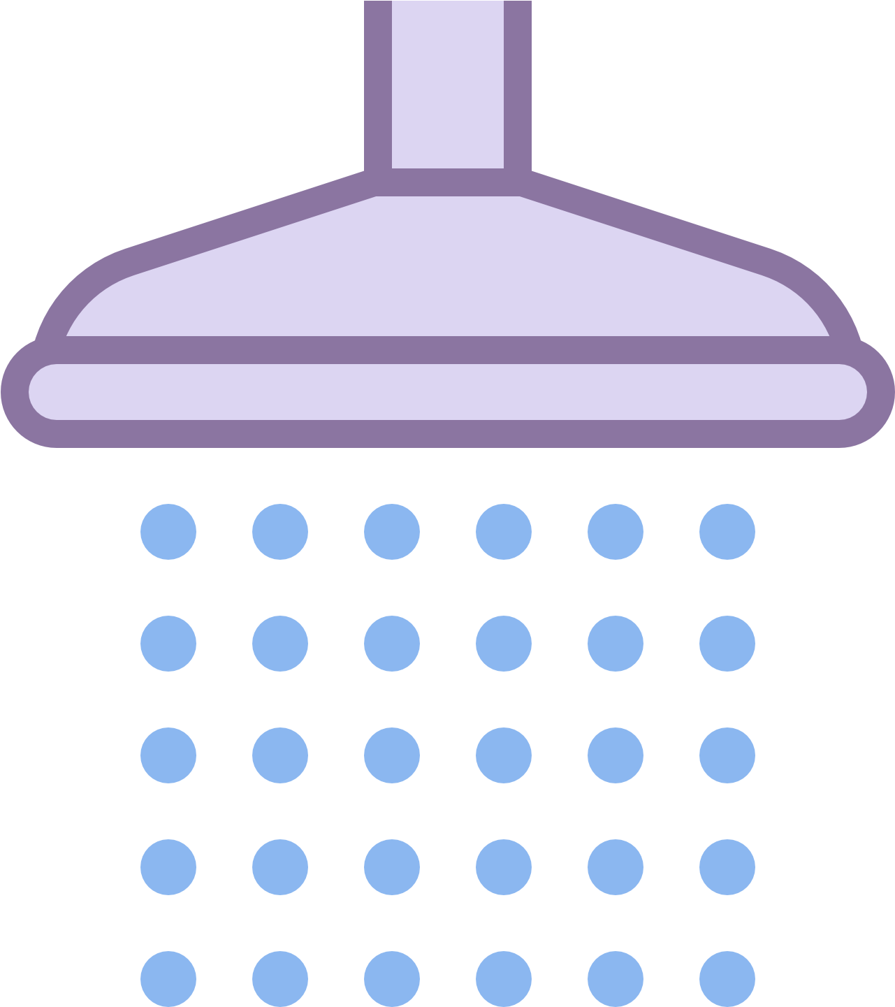 Shower Safety Bar Clip Art - Shower Icon (1600x1600)