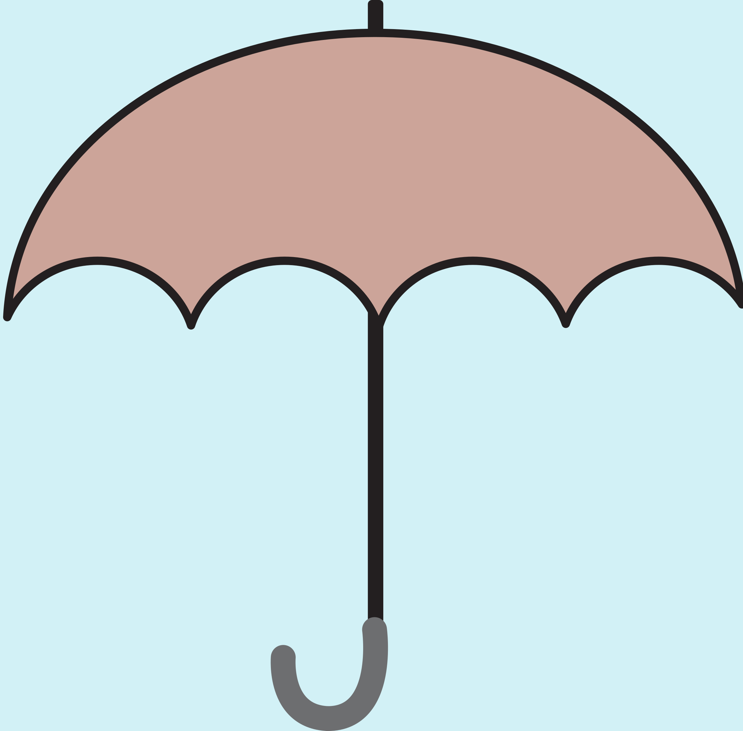 Clipart Umbrella Morphing Animation - Animated Picture Of Umbrella (2400x2360)