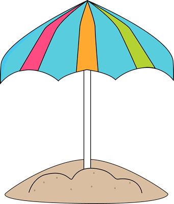 Photobucket Beach Umbrella Clip Art Pictures Beach - Umbrella (341x400)