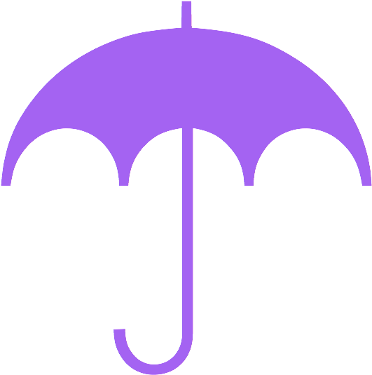 Umbrella - Purple Umbrella Clip Art (578x578)
