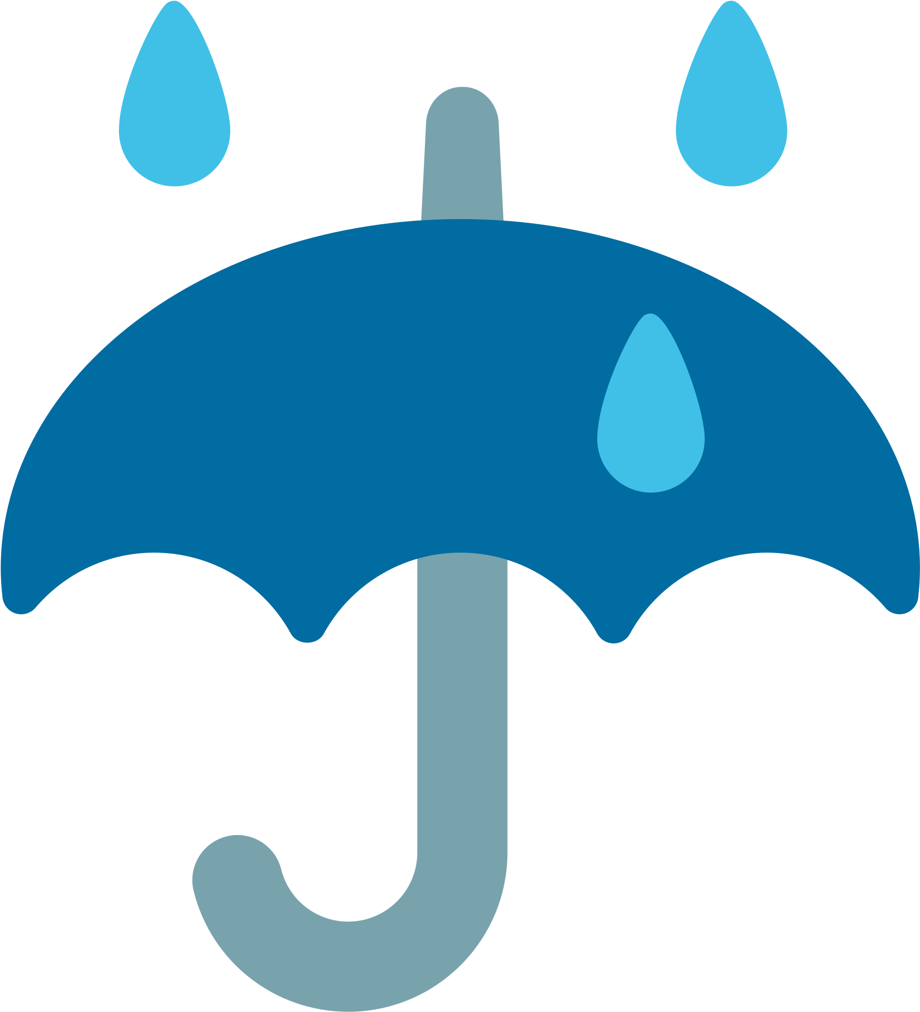 Open - Umbrella Emoji (2000x2000)