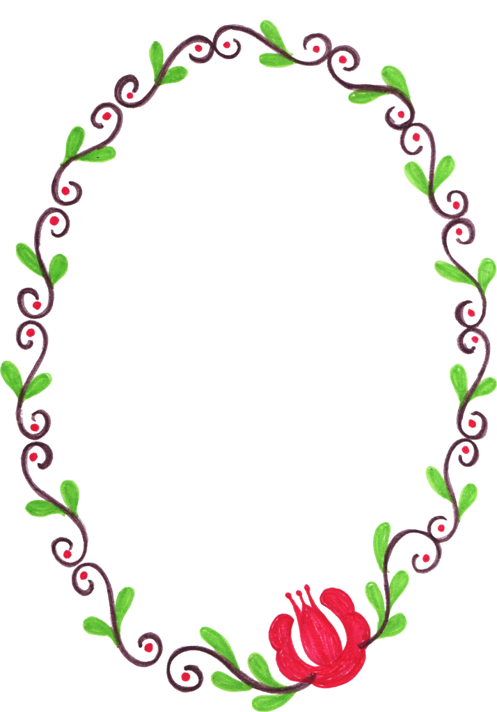 1442 × 2069 Px - Flowers Frame Transparent Free (714x1024)