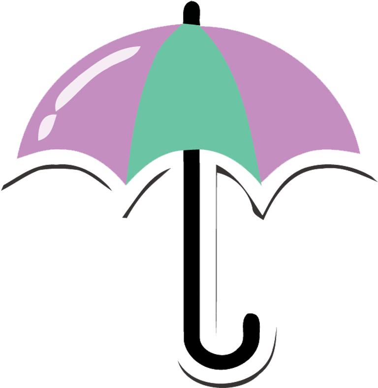 Purple Umbrella Vector Material 1000*1000 Transprent - Purple Umbrella Vector Material 1000*1000 Transprent (1000x1000)