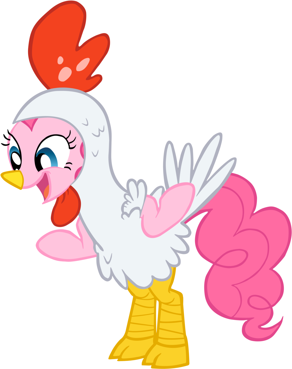Chicken Pie - Nightmare Night Pinkie Pie (1600x1600)