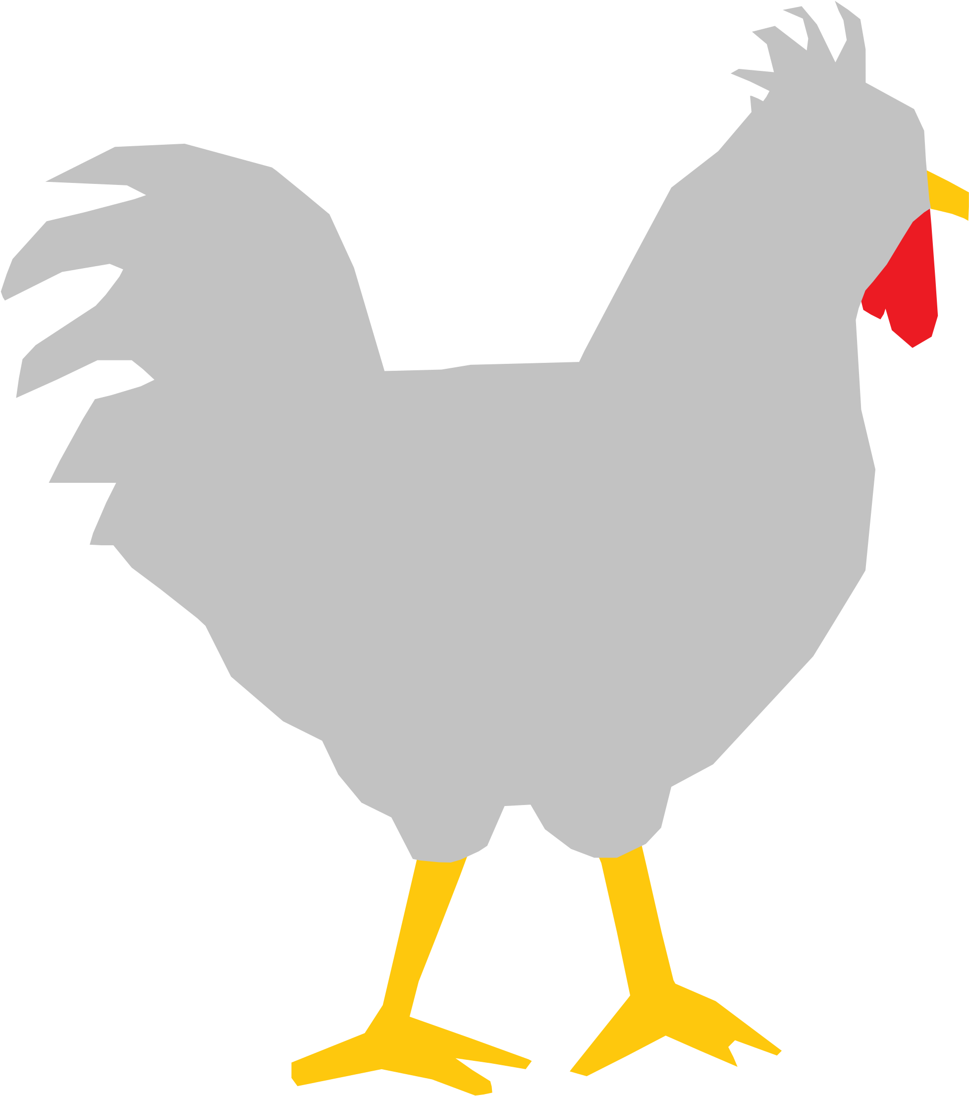 Rooster Chicken Computer Icons Clip Art - Rooster Chicken Computer Icons Clip Art (2313x2400)