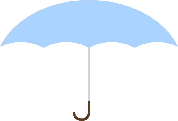 Umbrella Clipart Turquoise - Clip Art (600x411)