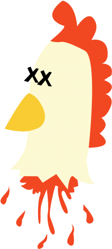 Chicken - I Want My Food Dead. Not Sick, Not Dying, Dead. (500x647)