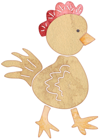 Cheery Lynn Designs Chicken Die Cut Out - Duck (500x500)