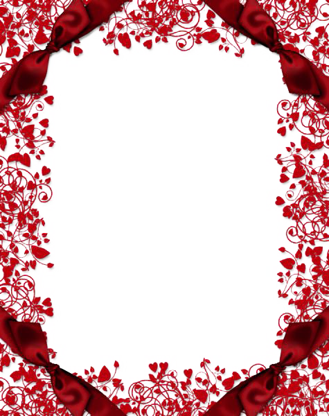 Red Flower Frame Png Clipart - Matthew 10 8 Kjv (475x600)