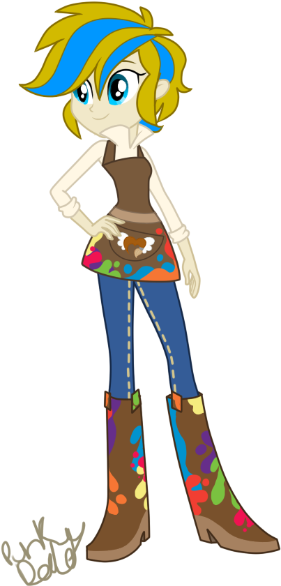 Mlp Equestria Girl - Equestria Girls Short Hair (427x913)