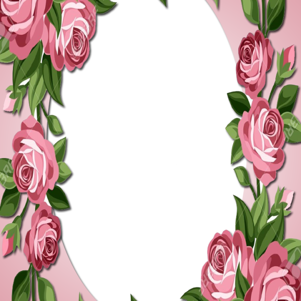 Flower Frame Freeproducts - Beautiful Flower Frame (600x600)