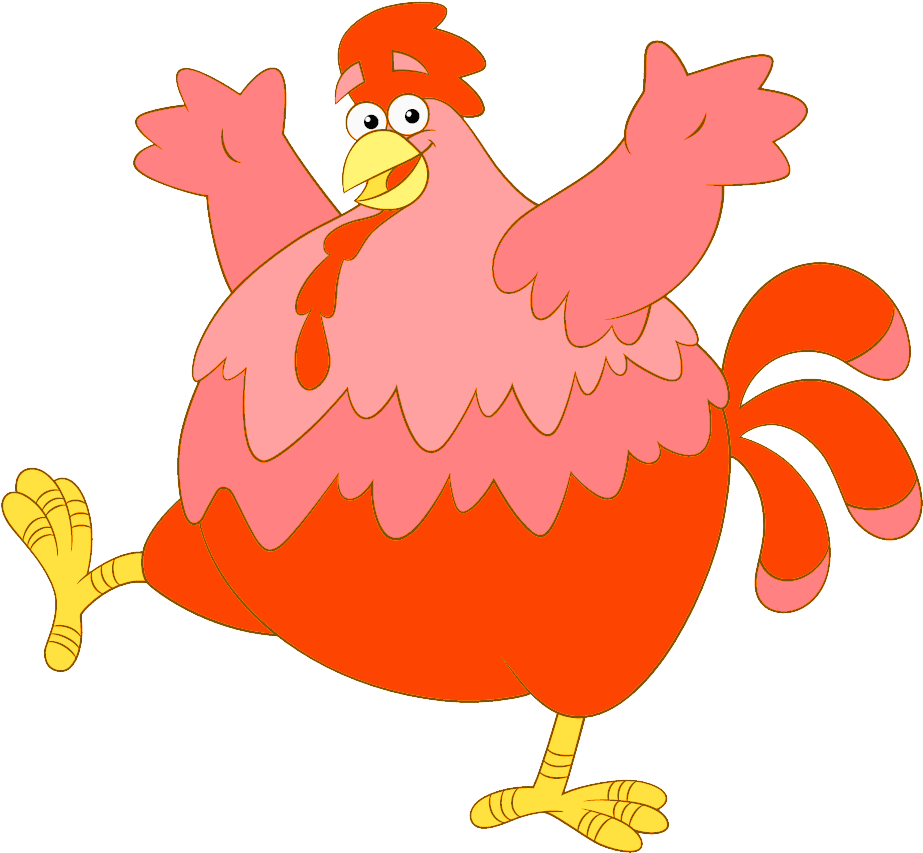 40, December 19, 2015 - Big Red Chicken Dora The Explorer (972x899)