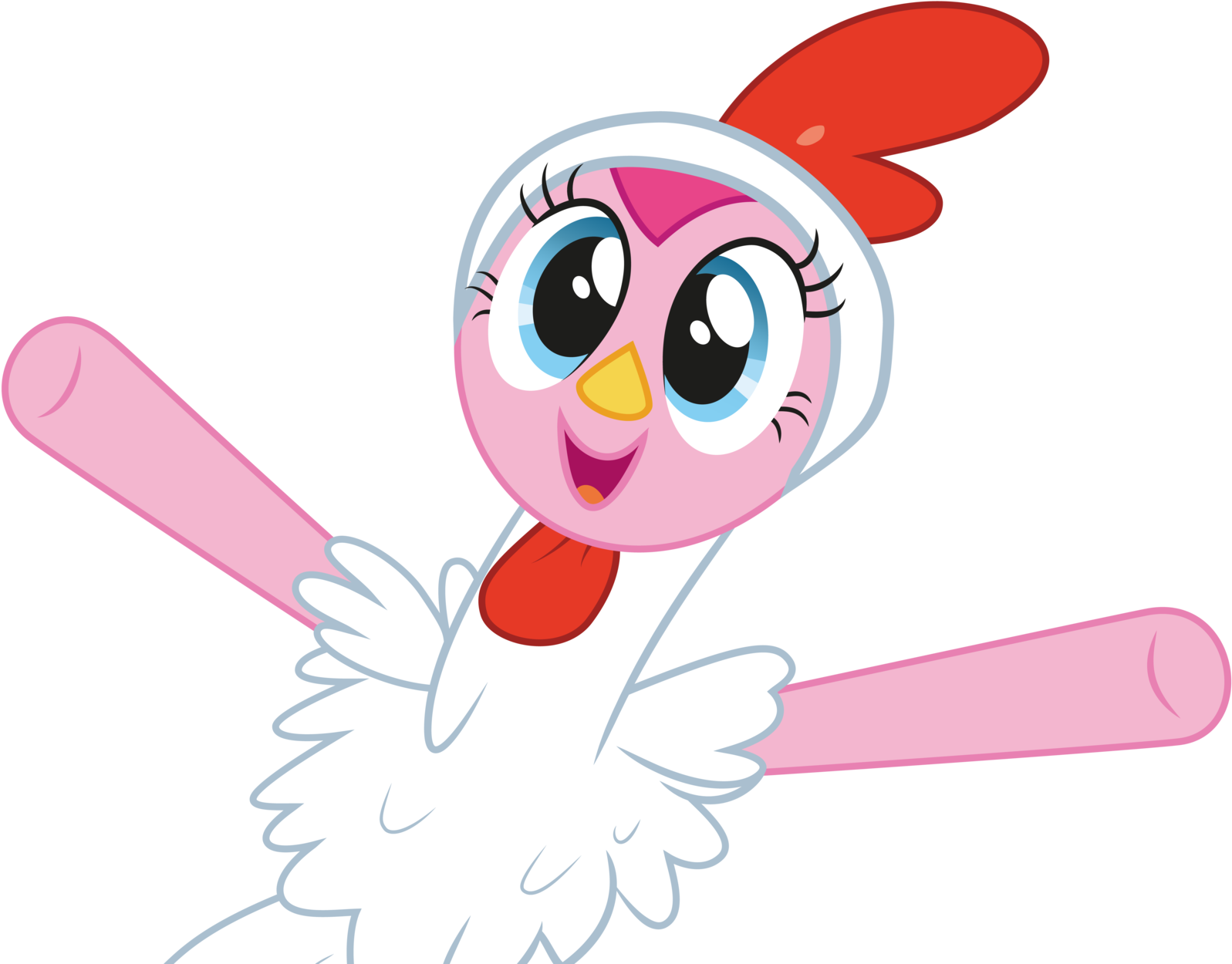 Pinkie Pie The Cuddly Chicken By Annietheeagle - My Little Pony Chicken Pie (1600x1280)