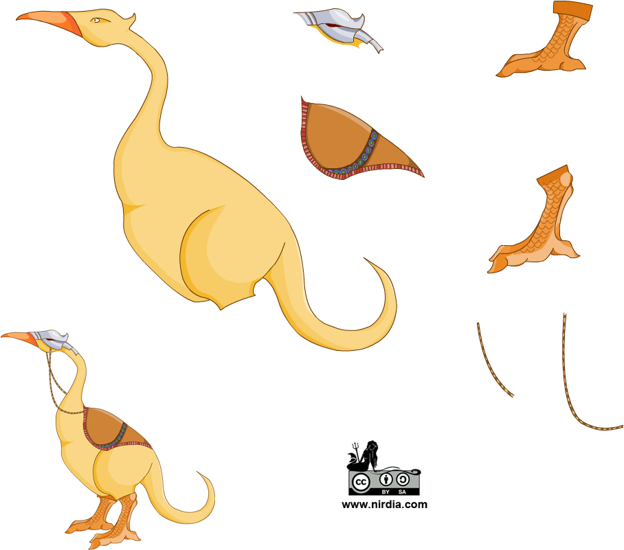 Chicken 2d Mount Equipped Parts - Duck (1000x900)