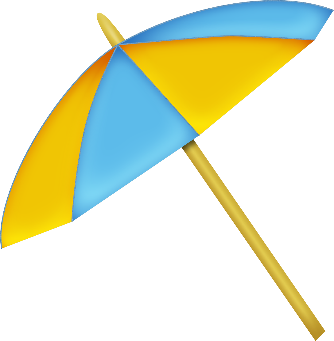 Beach Umbrella - Dibujos De Sombrillas De Playa (1088x1113)