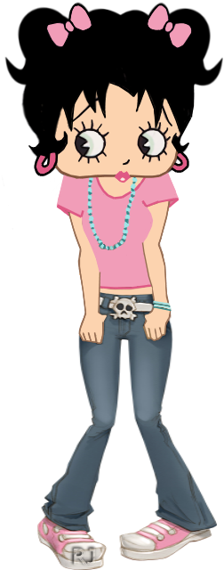 New Blue Jeans - Betty Boop (350x700)